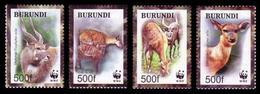 Burundi 2004 OCBn° 1115-18 *** MNH Cote 13,00 Euro Faune WWF Sitatunga - Ungebraucht