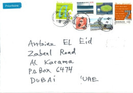 DENMARK -  2021, STAMPS COVER TO DUBAI.. - Lettres & Documents