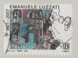 2021 - ITALIA / ITALY - CENTENARIO DELLA NASCITA DI EMANUELE LUZZATI / 100th ANN. OF THE BIRTH OF EMANUELE LUZZATI.USATO - 2021-...: Used