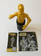 Kinder : MPG VU-E-08  Maxi-Ei -Inhalte 2021-22 - Star Wars - C3PO + Card + BPZ - Maxi (Kinder-)