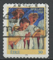 Irlande - Ireland - Irland 1998 Y&T N°1113 - Michel N°1112 (o) - 30p Noël - Autoadhésif - Gebraucht