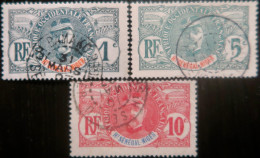 LP3972/145 - 1906 - COLONIES FRANÇAISES - HAUT SENEGAL-NIGER - N°1-4-5 Oblitérés - Used Stamps