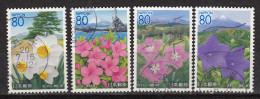 JAPAN 3893-6 (0) Bloemen Flowers Fleurs 2006 - Used Stamps