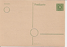 Sowjet. Zone P 5 B ** - 6 Pf Ziffer Mecklenburg-Vorpommern - Cartes Postales - Neuves