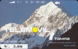 Peru - Telemovil, TAMRA, Mountain, 5 S/., 10.000ex, 1992, Mint, Unused - Peru