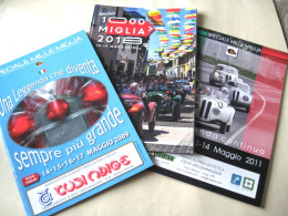 N.  3  RIVISTE    SPECIALE   MILLE  MIGLIA   2009   2011  2018 - Books