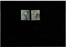 SPAGNA ,"Amedeo Primo" ,2 Pezzi Usati Del 50c. Verde ,qualita Buona - Used Stamps