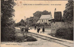 SAINT JULIEN DE VOUVANTES  SORTIE DE LA GARE - Saint Julien De Vouvantes