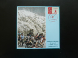 Carte FDC Card Marianne De Lamouche Solidarité Tsunami En Asie France 2005 - Eau