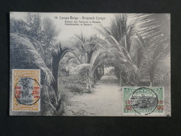 C CONGO BELGE BELLE CARTE  1922 STANLEYVILLE A LONS LE SAULNIER FRANCE +AFFR. INTERESSANT+++ - Covers & Documents