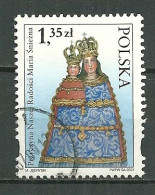 POLAND Oblitéré 4102 Sanctuaire Marial De Sainte Marie Des Neiges Statue De Vierge à L'enfant Couronnée - Used Stamps