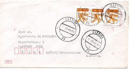 61114 - Brasilien - 1983 - 3@50Cz$ Weizen A Bf CAETITE -> Westdeutschland - Lettres & Documents