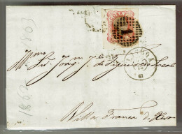 Portugal, 1861, # 13, Lisboa-Vila Franca De Xira - Lettres & Documents