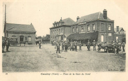 CAUDRY PLACE DE LA GARE DU NORD RESTAURANT CHARLET ROUSSEAUX ET JACQUEMIN LOCQUET - Caudry