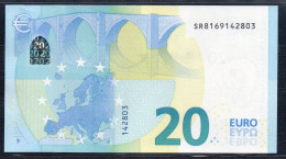 EURO 20  ITALIA SR  S027  "16"  LAGARDE  UNC - 20 Euro