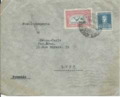ARGENTINE LETTRE 1P15  BUENOS AIRES POUR LYON ( RHONE )  DE 1937 LETTRE COVER - Lettres & Documents