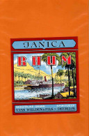 Etiquette : De RHUM  Janica  Ref : 90 L / 244 - Rhum