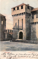 BELLINZONA - CASTELLO SVITTO - CARTOLINA FP SPEDITA NEL 1908 - Bellinzone