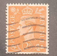 ENGLAND BRITISH 1950 KING GEORGE VI CAT UNIF N 253R WMK 18 ERROR INVERTED - Used Stamps