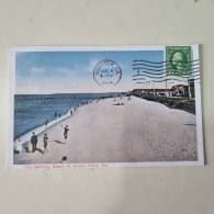 Carta Postale Circulèe - 1915 - USA - NORFOLK, V.A.. - The Bathing Beach And Ocean View - Norfolk