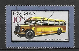 POLOGNE      -      BUS  /  AUTOCAR  .   Oblitéré - Bus