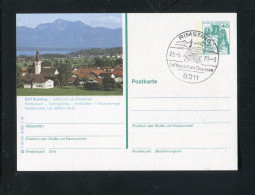 "BUNDESREPUBLIK DEUTSCHLAND" Bildpostkarte Mit Bildgleichem Stempel Ex "RIMSTING" (3539) - Cartes Postales Illustrées - Oblitérées