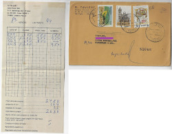 Brazil 1978 Registered Cover From São Paulo To Blumenau Stamp Canary Bird Church Thanksgiving Day + Auction Results - Cartas & Documentos