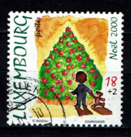 Luxembourg 2000 - YT 1467 - Noël, Sapin Décoré, Merry Christmas - Usados