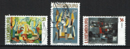 Luxembourg 2000 - YT 1459/1461 - Art Collection, Kesseler, Probst, Hoffman - Oblitérés