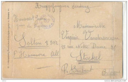 _B893:Kriegsgefangen Senund: Van Solteau > Stockel -Brabant: Fotokaart Met Censure-stempel .. ( 2 Vertik.plooien) - Kriegsgefangenschaft