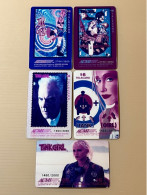 Mint USA UNITED STATES America Prepaid Telecard Phonecard, Tank Girl, Set Of 5 Mint Cards - Colecciones