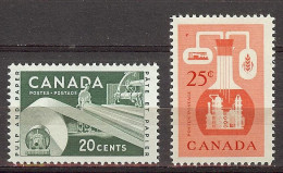 Canada 1956. Industrias . Sc=362-63 (**) - Neufs