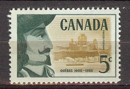 Canada 1958. Fundacion De Quebec . Sc=379 (**) - Neufs