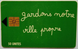 Morocco 50 Units Chip Card - Gardons Notre Ville Propre - Maroc