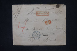 RUSSIE - Enveloppe En Chargé Pour Paris Via L'Allemagne En 1873 - L 148900 - Lettres & Documents