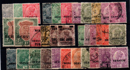 India Inglesa Nº 54/61, 67, 69, 75/76, 78/90, 92/93, 104. Año 1912/39 - 1911-35 King George V