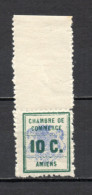 FRANCE  GREVE  N° 1   NEUF SANS CHARNIERE  COTE  35.00€   CHAMBRE DE COMMERCE D'AMIENS - Timbres