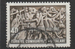 MiNr. 1840 - 1842 Türkei    1962, 30. Aug. 40. Jahrestag Der Schlacht In Dumlupinar. - Oblitérés