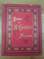 Blätter Aus A. Hendschel's Skizzenbuch Zweiter Theil Serie I & II Vernacular Illustrations Children People Stunning - Grossdrucke