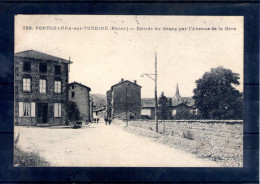 69. Pontcharra Sur Turdine. Entrée Du Bourg Par L'avenue De La Gare - Pontcharra-sur-Turdine