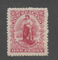 25137) New Zealand  1902 Unwatermark Mint Hinge * No Gum - Nuovi