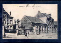 80. Beauval. école Des Filles - Beauval