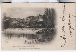 DEPT 79 / ARGENTON CHATEAU - LA VILLE ET LE CHATEAU - 1901 - Argenton Chateau