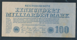 Deutsches Reich Rosenbg: 123, Privatfirmendruck, Gänzlich Ohne Zeichen Gebraucht (III) 1923 100 Milliarden Ma (10288379 - 100 Miljard Mark