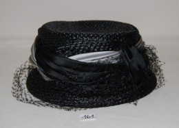 C161 Ancien Chapeau - Femme - Chic - Gala - Hauben, Mützen, Hüte