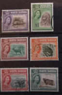 Nordborneo 1961 Alle Säuger 6v Aus Mi 313/28° Gebraucht Im Angebot - North Borneo (...-1963)