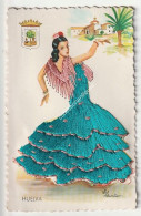 CPA Elsi Gumier Brodée Huelva - Flamenco - No Circulée - Divisée - Ed. Molina, Madrid - Huelva