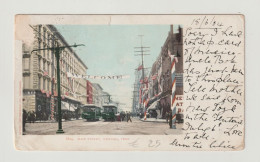 MEMPHIS:  MAIN  STREET  -  PHOTO  -  SMALL  CUTTING  -  STAMP  REMOVED  -  TO  ENGLAND  -  FP - Memphis