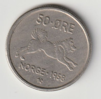 NORGE 1958: 50 Öre, KM 408 - Noorwegen