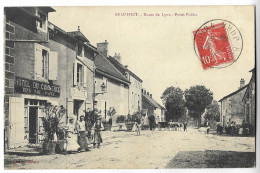 CPA 39 BEAUFORT Route De Lyon - Poids Public - (Hôtel Du Commerce Tenu Par PAVAT - Boulangerie) - Beaufort